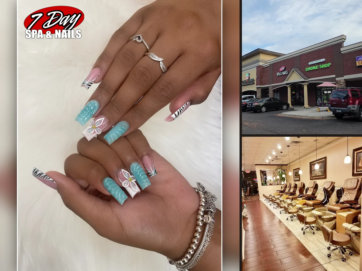 Manicure station with polished nail colors.